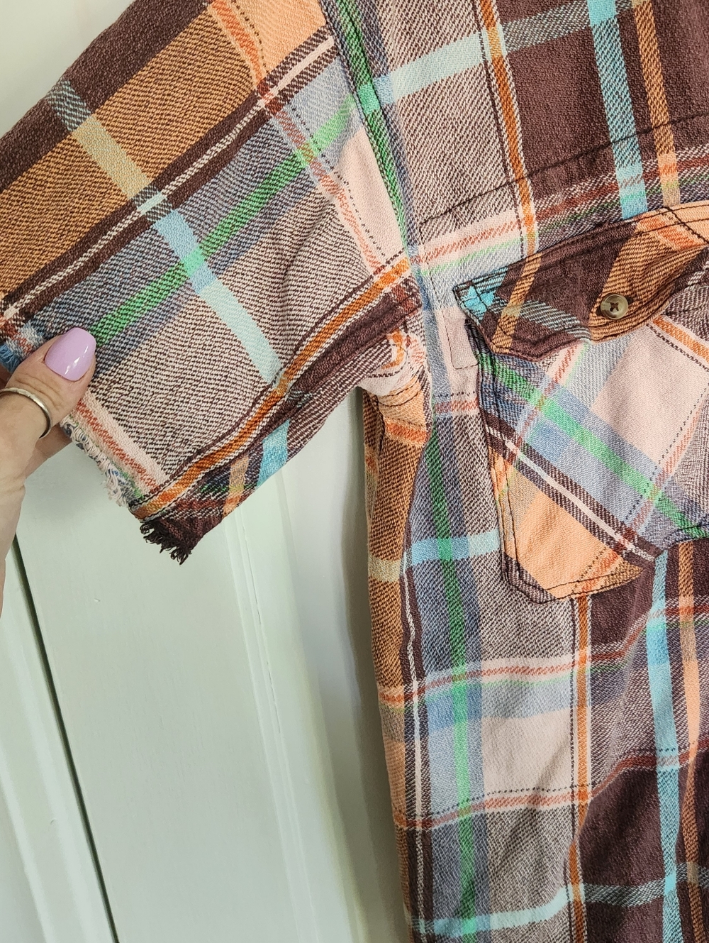 We The Free Vintage Crush Plaid Shirt - Picture 3 of 9